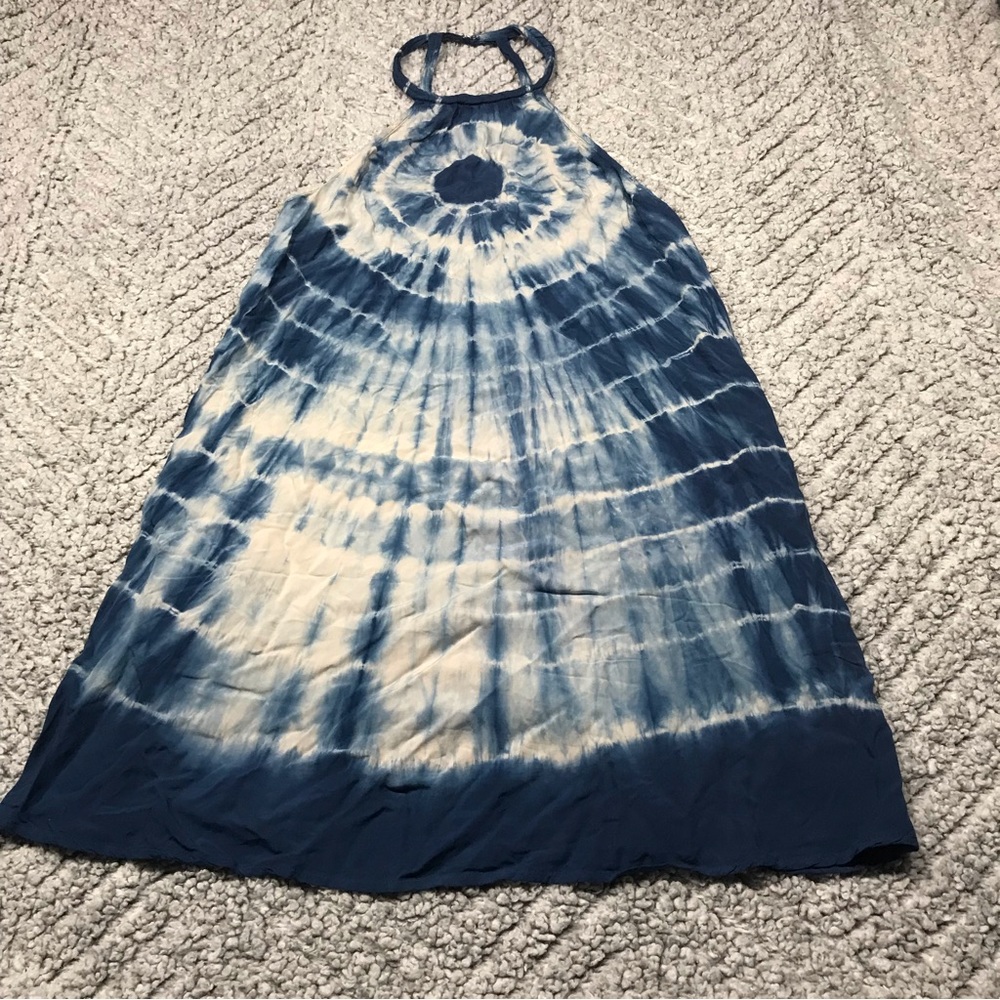 American Eagle halter tie dye dress